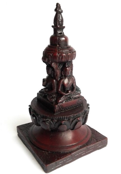 Stupa Statuette Bouddhiste