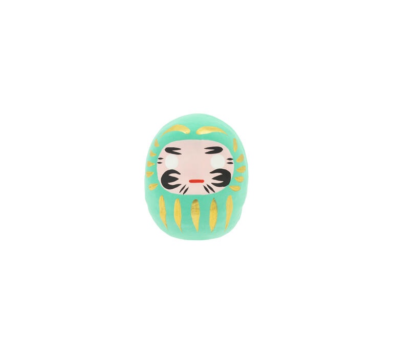 Petit Daruma Turquoise