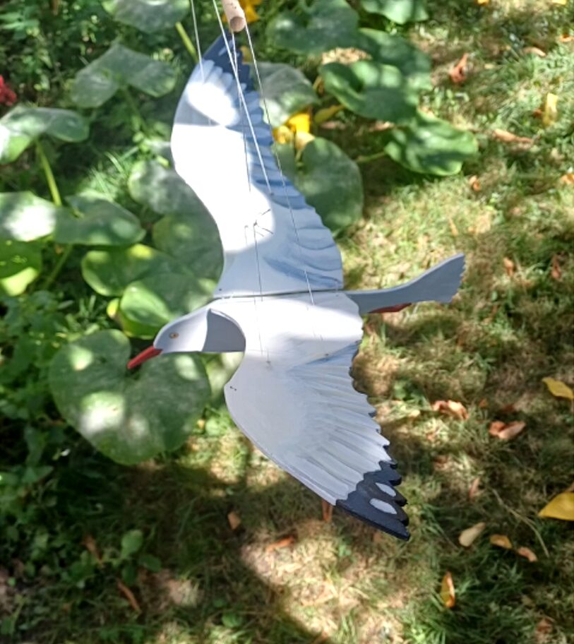 Mouette Mobile Bois Claire Launay La vie rêvée des oiseaux
