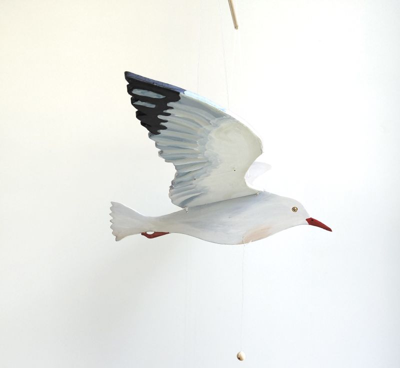 Mouette Mobile Bois Claire Launay La vie rêvée des oiseaux