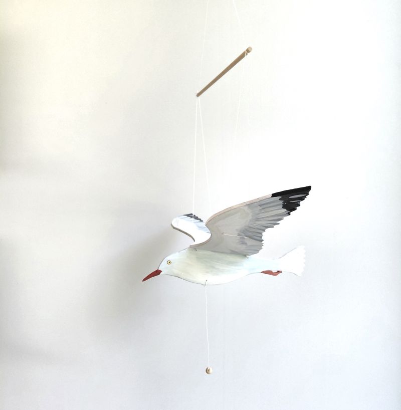 Mouette Mobile Bois Claire Launay La vie rêvée des oiseaux