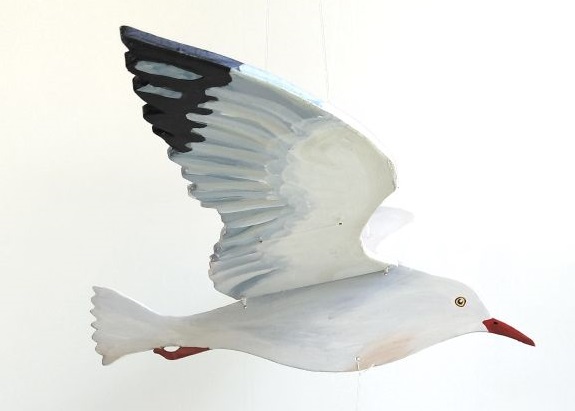 Mouette Mobile Bois Claire Launay La vie rêvée des oiseaux