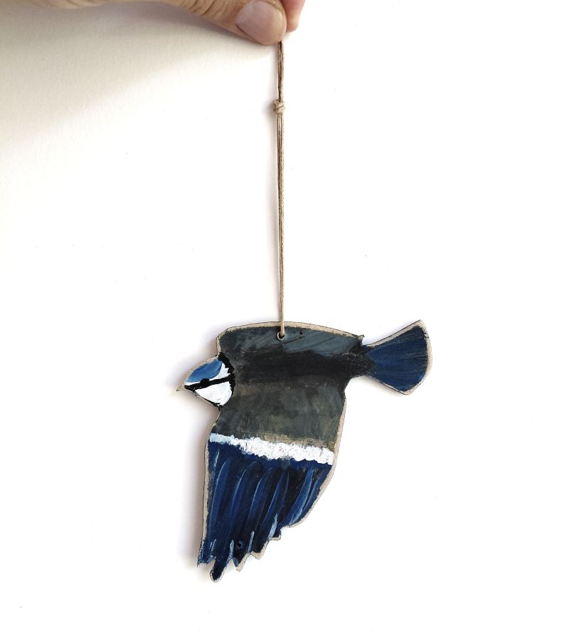 Mesange Suspension Bois Claire Launay La vie rêvée des oiseaux