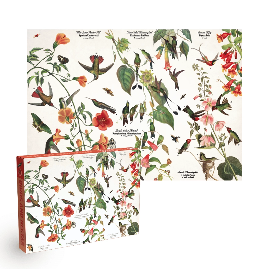 Puzzle Colibris et Fleurs Penny Puzzle Danemark