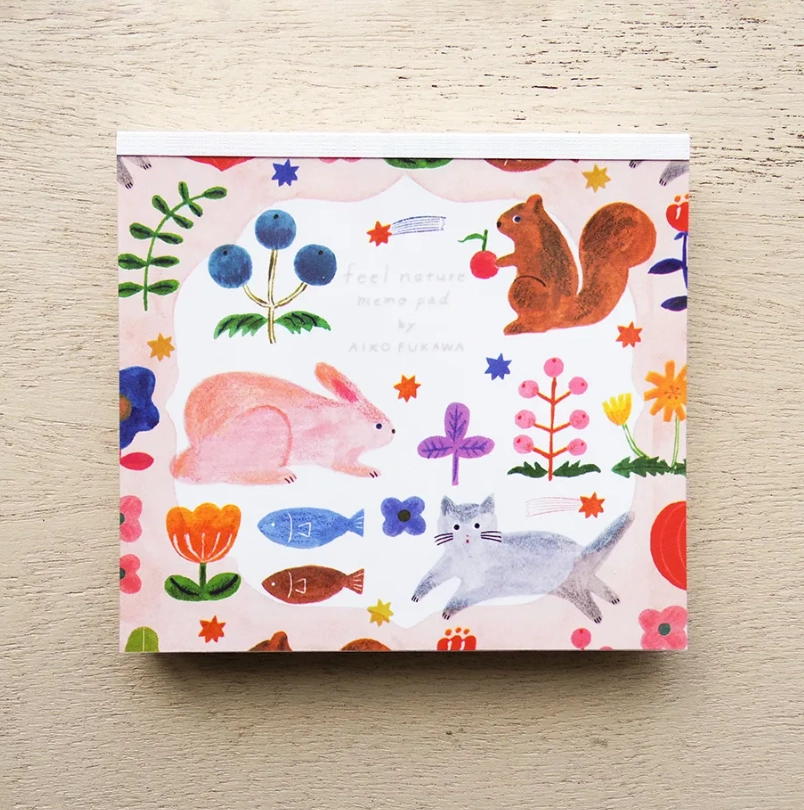 Bloc Notes Aiko Fukawa Japon Nature Animaux