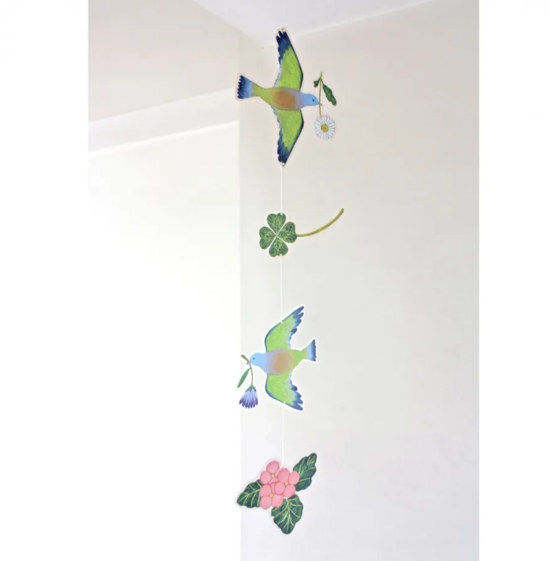 Carte Mobile Saison Botanique à Suspendre Midori Asano Japon