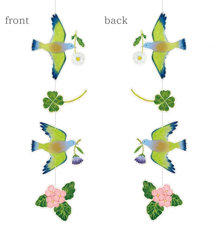 Carte Mobile Saison Botanique à Suspendre Midori Asano Japon