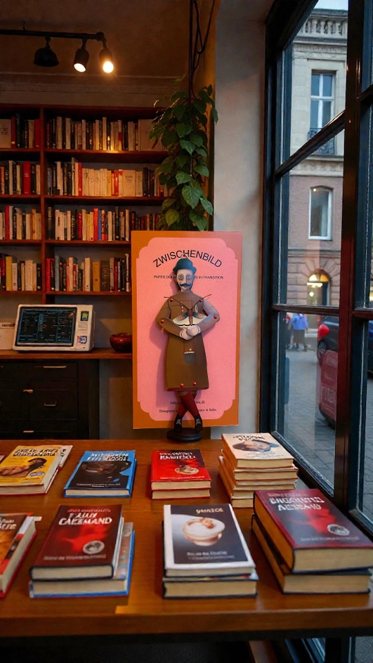 le lépidoptérologue Poupée articulée en papier La Souris bleue Artisanal Déco Italie Francesca Miele