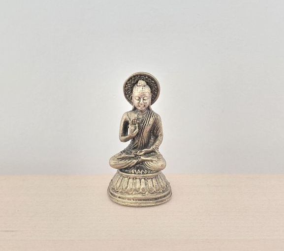 Mini statue poche Bouddha Népal Méditation