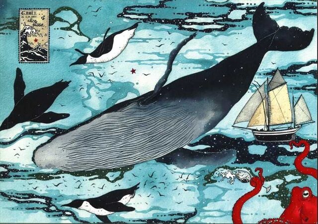 Petit Puzzle Animaux marins Alice Aissa art en bois PULLZIOREC Bretagne Made in France Artisanal