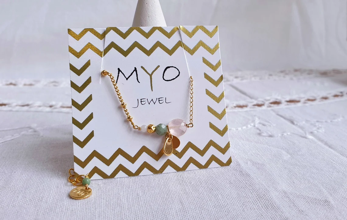 Bracelet PÉTALE - Myo Jewel | Quartz, Nacre, Turquoise