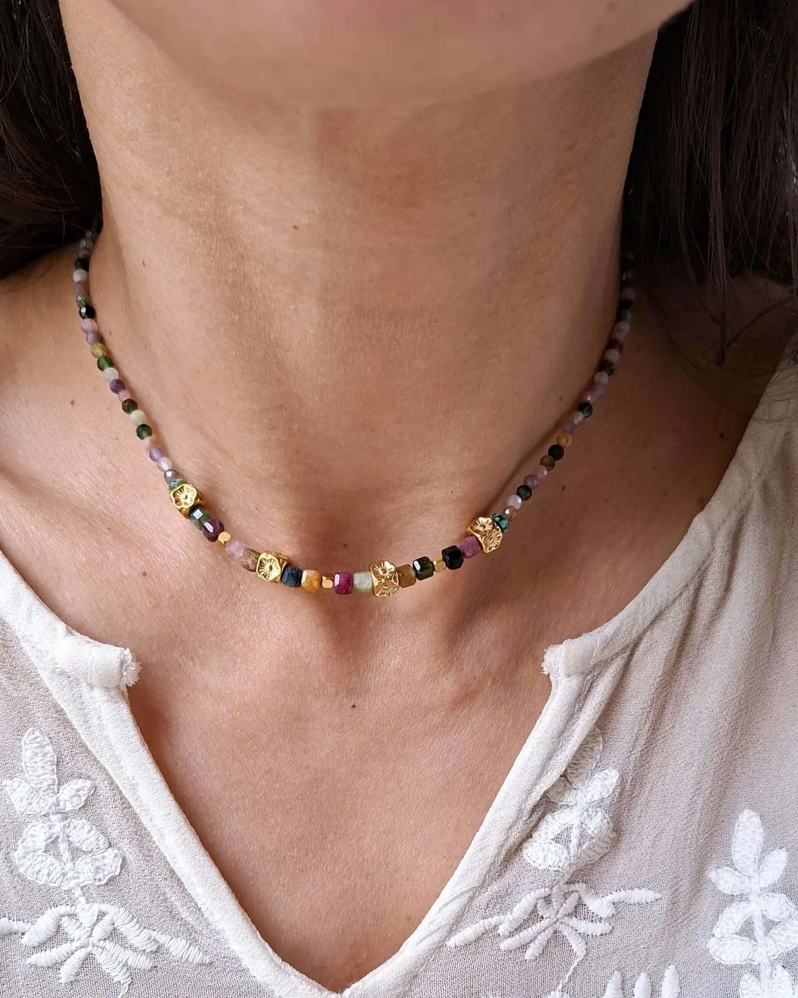 Collier LILAS - Myo Jewel Tourmaline Made in France