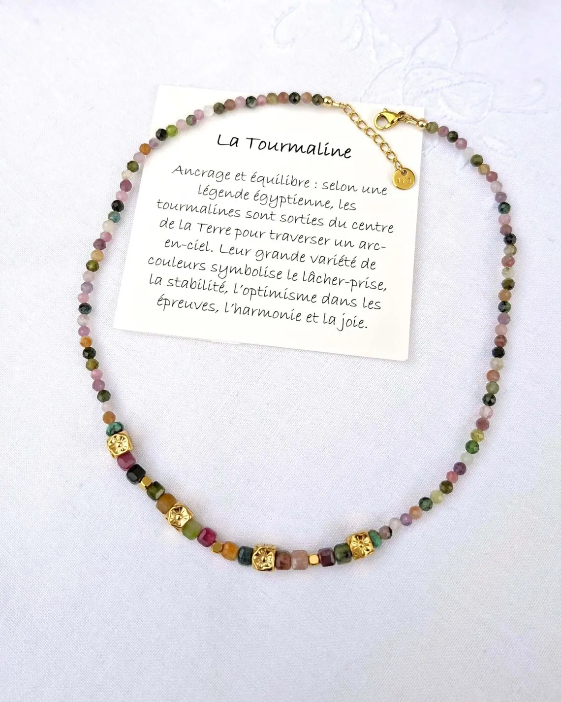 Collier LILAS - Myo Jewel Tourmaline Made in France